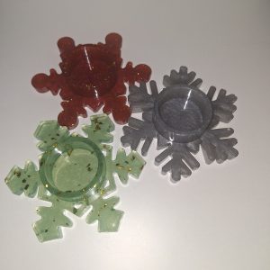 Teelicht Flocke 3er-Set