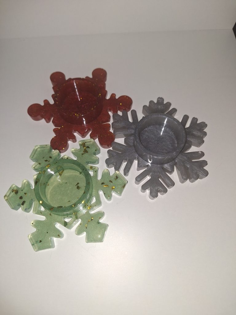 Teelicht Flocke 3er-Set