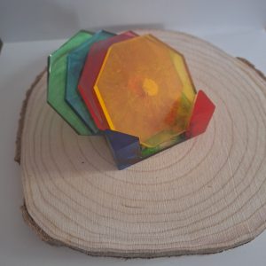 Untersetzer Set Hexagon